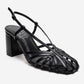 WILDA - Black Block Heel Shoe (Women)