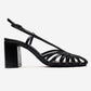 WILDA - Black Block Heel Shoe (Women)