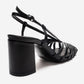 WILDA - Black Block Heel Shoe (Women)