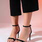 Bern - Black Patent Platform Heel Evening Shoe (Women)