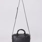 Sara Black Structured Mini Bag - Fw25-0004