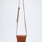 Ales Cognac Brown Mini Crossbody Bag - Fw25-0001