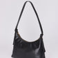 Elena Hobo Shoulder Bag - Black Fw25-0007