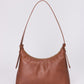 Elena Hobo Shoulder Bag - Cognac Brown Fw25-0009