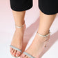 Muiza - Gold Platform Heel Evening Shoe (Women)