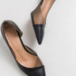 Vera Black Pointed Toe Pump (Women)