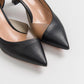 Vera Black Pointed Toe Pump (Women)