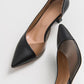 Vera Black Pointed Toe Pump (Women)