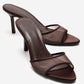 Monroe - Brown Stiletto Heel Mule (Women)