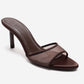 Monroe - Brown Stiletto Heel Mule (Women)
