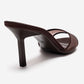 Monroe - Brown Stiletto Heel Mule (Women)