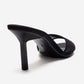 Monroe - Black Stiletto Heel Mule (Women)