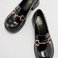 Sono - Black Patent Heeled Shoe (Women)