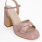 Lello - Pink Striped Platform Heel Shoe (Women)