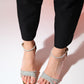Monica - Gold Jeweled Stiletto Evening Shoe (Women)