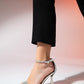 Monica - Silver Embellished Stiletto Evening Shoe (Women)