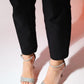 Monica - Silver Embellished Stiletto Evening Shoe (Women)