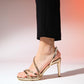 Nuevo - Rose Embellished Heeled Evening Shoe (Women)