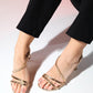 Nuevo - Rose Embellished Heeled Evening Shoe (Women)