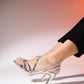 Nuevo - Silver Embellished Heeled Evening Shoe (Women)