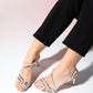 Nuevo - Silver Embellished Heeled Evening Shoe (Women)
