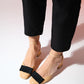 Brit - Taupe Patent Bow Block Heel Pump (Women)