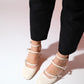 Bein - Beige Block Heel Pump (Women)