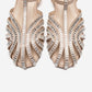 LAVINA - Beige Suede Embellished Sandal (Women)
