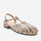 LAVINA - Beige Suede Embellished Sandal (Women)