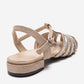 LAVINA - Beige Suede Embellished Sandal (Women)