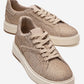 BERINA - Beige Embellished Sneaker (Women)