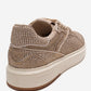 BERINA - Beige Embellished Sneaker (Women)