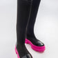 Bella Black & Fuchsia Scuba Boot (Women)