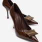DEXEN - Brown Stiletto Pump (Women)