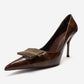 DEXEN - Brown Stiletto Pump (Women)