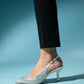 Juan - Beige Satin Dress Shoe (Women)