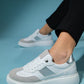 Beice - White Gray Athletic Sneaker (Women)