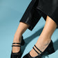 Scots - Black Block Heel Shoe (Women)