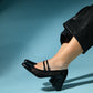 Scots - Black Block Heel Shoe (Women)