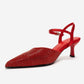 NIVORA - Red Stiletto Pump (Women)