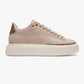 BORENA - Beige Platform Sneaker (Women)