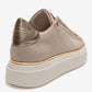 BORENA - Beige Platform Sneaker (Women)