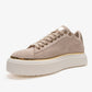 BORENA - Beige Platform Sneaker (Women)