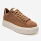 BORENA - Cognac Platform Sneaker (Women)