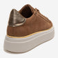 BORENA - Cognac Platform Sneaker (Women)