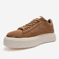 BORENA - Cognac Platform Sneaker (Women)