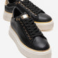 BORENA - Black Platform Sneaker (Women)
