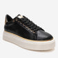 BORENA - Black Platform Sneaker (Women)