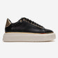 BORENA - Black Platform Sneaker (Women)