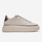 BORENA - White Platform Sneaker (Women)